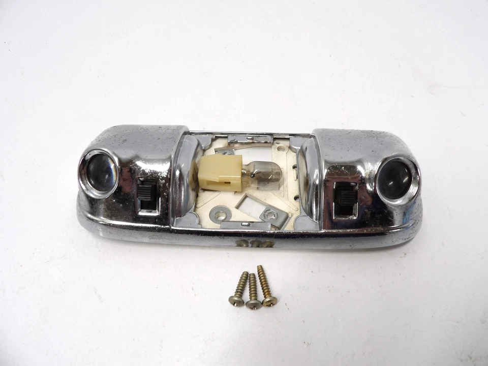 Lámpara interior luz mapa techo cúpula techo techo superior Ford F150 F250 F350 80-96 OEM PROBADO Foto 2 de 4