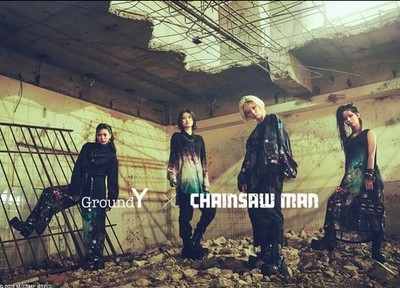 Ground Y x Chainsaw Man Reze GRENADE PIN EARRINGS Yohji Yamamoto