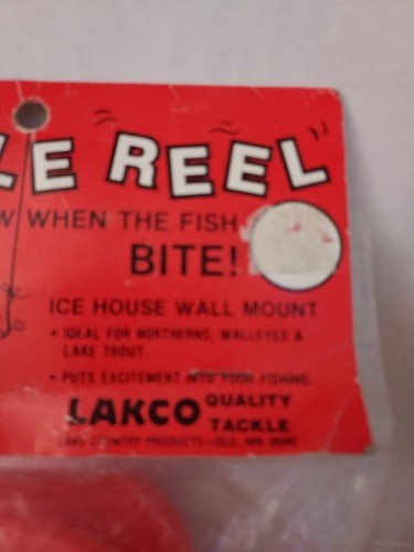 Lakco Tackle Rattle Reel Wall Mount Durable & Reliable Northerns Walleyes Trout - Picture 12 of 14