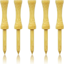 Step down Golf Tees 2-1/8"Or 2-3/4"Or 3-1/4" 100 Count Wooden Golf Castle Tees