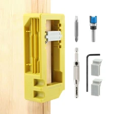 Door Hinge Jig, Door Hinge Router Template Fit 3â€to 5â€ Length and 1/4â€ ...