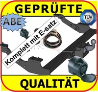 AHK ES13 FüR Renault Trafic Ab 2001 AnhäNgevorrichtung AnhäNgerkupplung Komplett