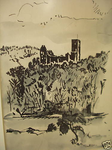 Freienfels/Weilburg/Nassau.Ansicht-Burg.K.Schmitz 1938 - Bild 1 von 1