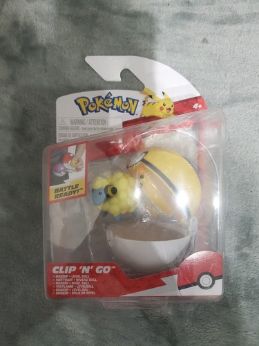 Pokémon PKW3137 Clip ‘N’ Go Mareep Includes 2-Inch Battle Figure and Level Ball - 第 1/2 張圖片