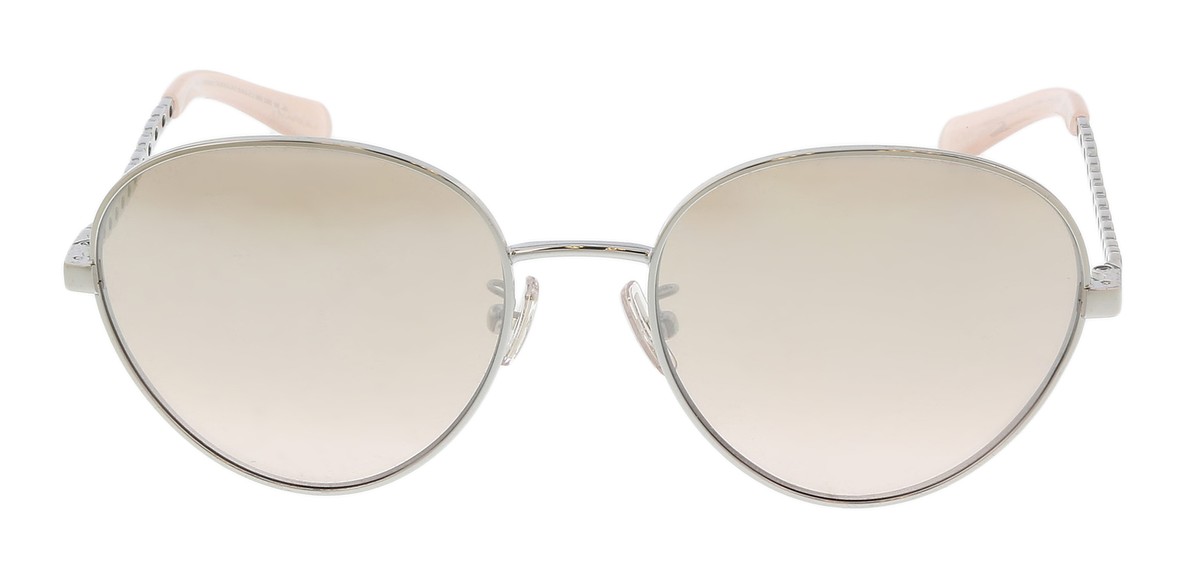 Coach 0HC7114 90018Z Silver Aviator Full Rim Sunglasses | eBay