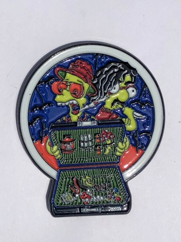 Homer Hunter Thompson Oscar Fear Loathing Vegas Bat Country SOMBRERO ALFILER Broche Solapa - Imagen 5 de 5