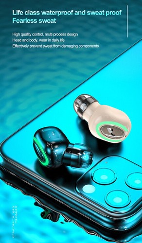 Auriculares estéreo inalámbricos Bluetooth 5.1 para camionero de negocios - Imagen 6 de 12