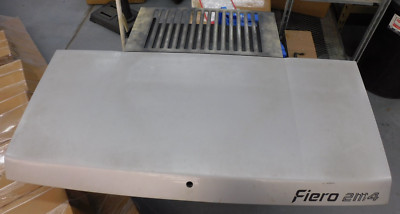 2 Items 84-87 Pontiac Fiero Hood Rear Trunk 2M4 Silver 84-88 Front Hood ...
