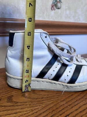 Adidas Pro Model White With Blue Stripes Made In France