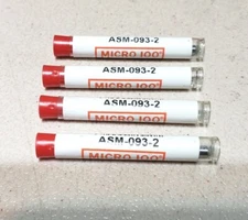 Lot of 4 - Micro 100 ASM-093-2, 0.0938" Diameter x 1/8" Shank  Carbide End Mill