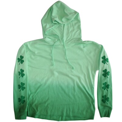 Doe ''clover'' Crop Top Green Junior Hoodie Medium NWT