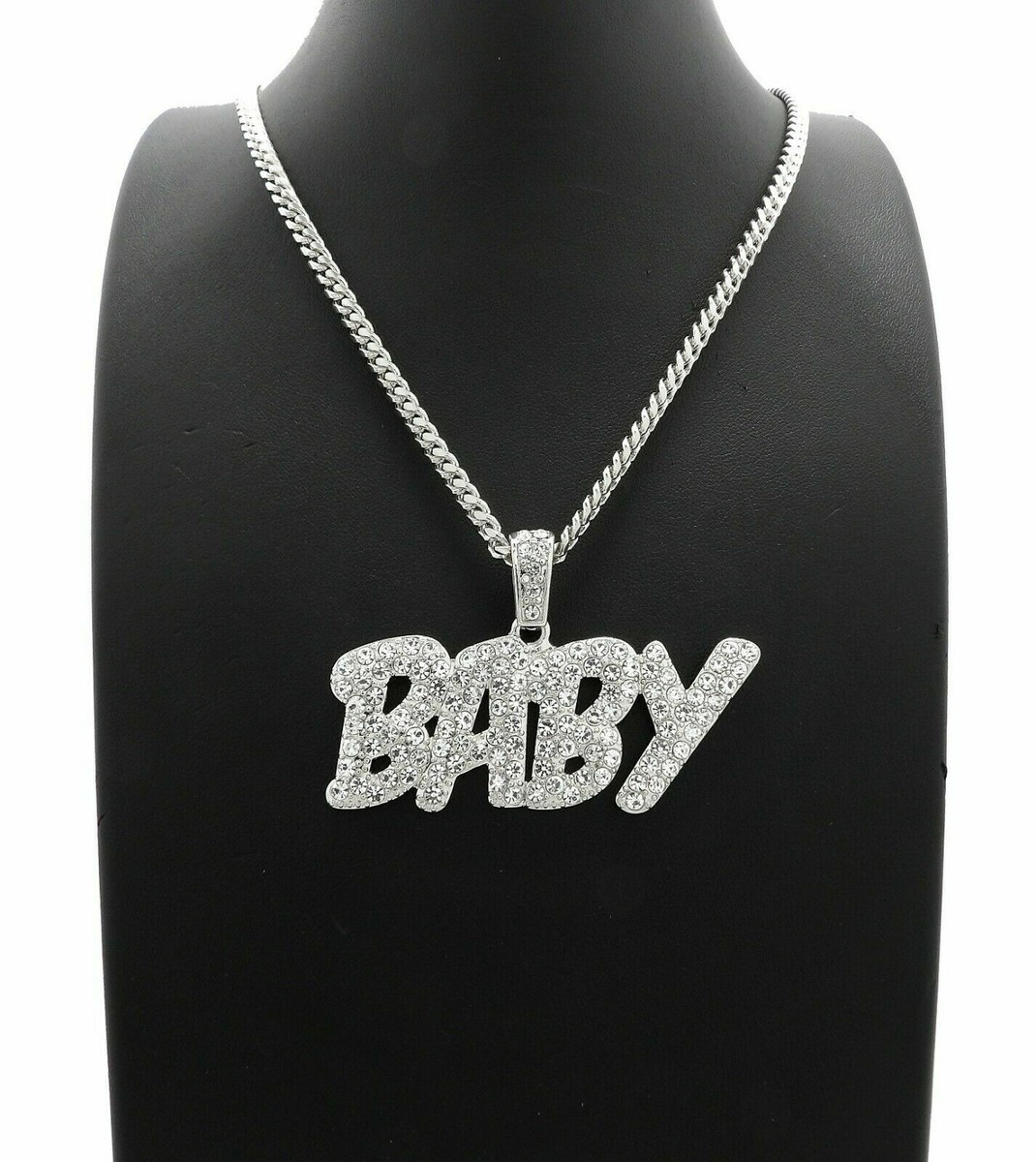 ICED RAPPER LIL BABY BLING PENDANT 24