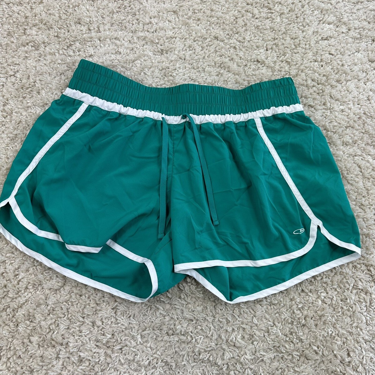 C9 By Champion Womens Large Athletic Shorts Green White