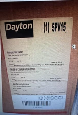 Dayton 5Pv15 Hydronic Unit Heater