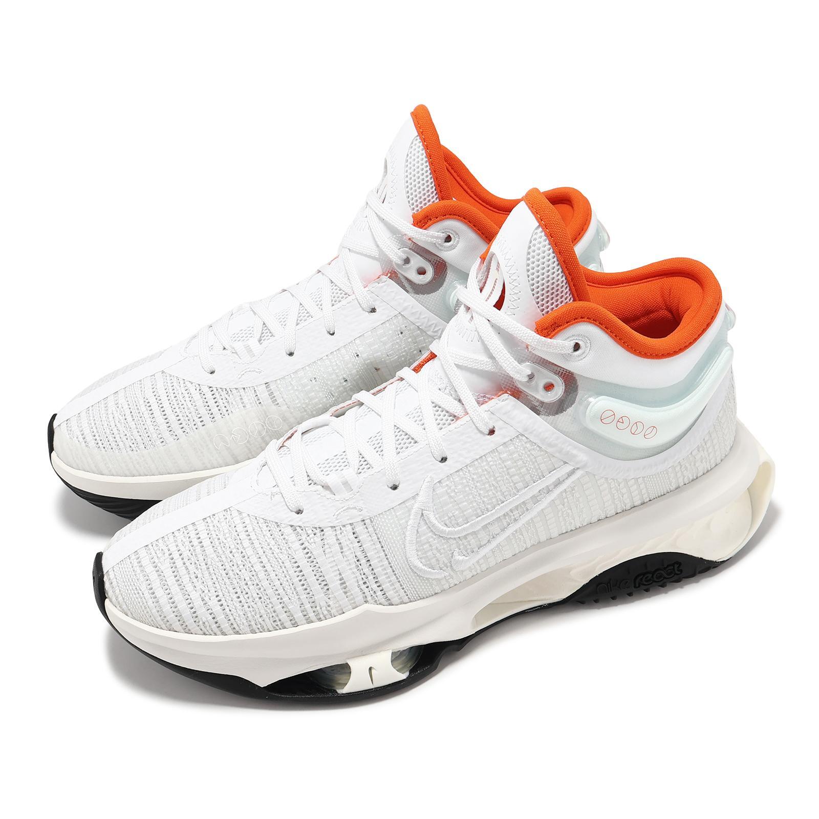 Мужские баскетбольные кроссовки Nike Air Zoom G.T. Jump 2 EP White Sail Safety Orange DJ9432-104