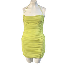 NWT Bailey Rose Dress Mini Green Tie Back Baddie Club Hottie Festival Small