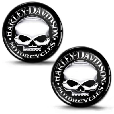 3D Silikon Aufkleber Totenkopf Doming Emblem für Auto Motorrad Helm | KS 48 X - Bild 1 von 4