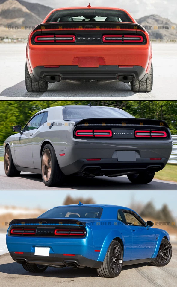 Alerón de maletero negro estilo rendimiento para Dodge Challenger Hellcat Redeye 08-23 Foto 4 de 4