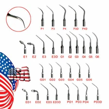10 Dental Ultrasonic Piezo Scaler Tips Fit DTE SATELEC EMS WOODPECKER Handpiece