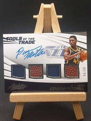 2017-18 Panini - Tools of the Trade Rookie Donovan Mitchell /99 Auto Patch RC