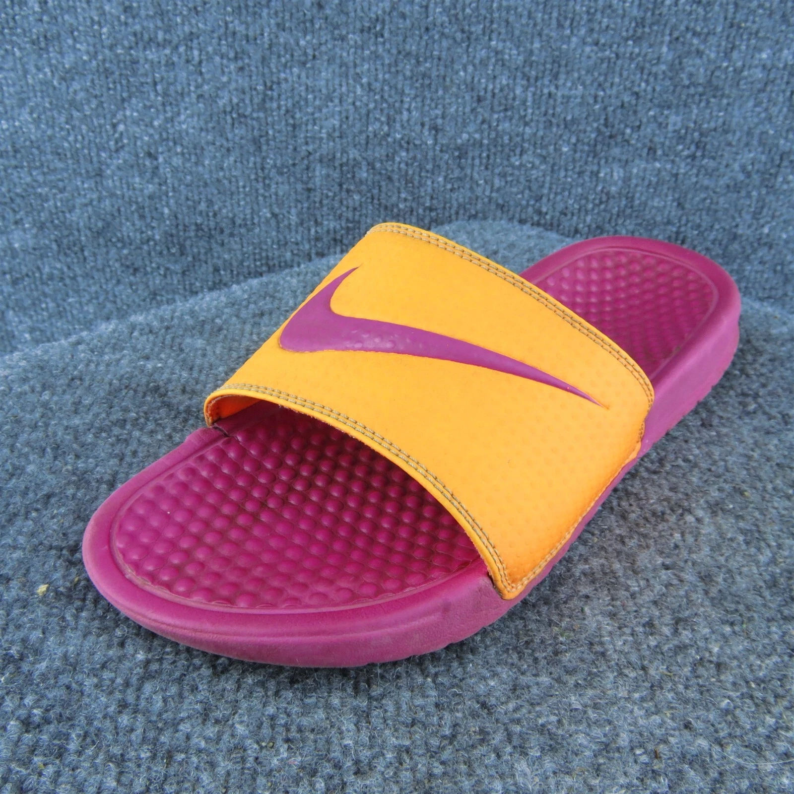 Scarpe sandalo Nike donna slide arancione sintetico taglia 8 media
