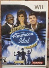 Wii Karaoke Revolution Presents: American Idol Encore No Manual Cleaned Tested