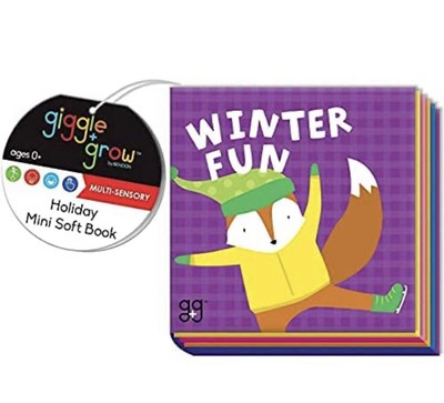 Winter Fun Crinkle Book Designed to Develop Language Cognitive Sensory & More