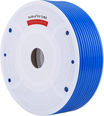 Pneumatic Tubing Pipe Pu Hose,Blue 10Mm OD X 6.5Mm ID 328 FT (100 Meters) PU Air