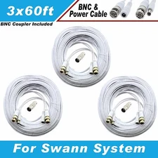 Swann Compatible High Quality 180ft Camera Cable f/ 3200 and 4200