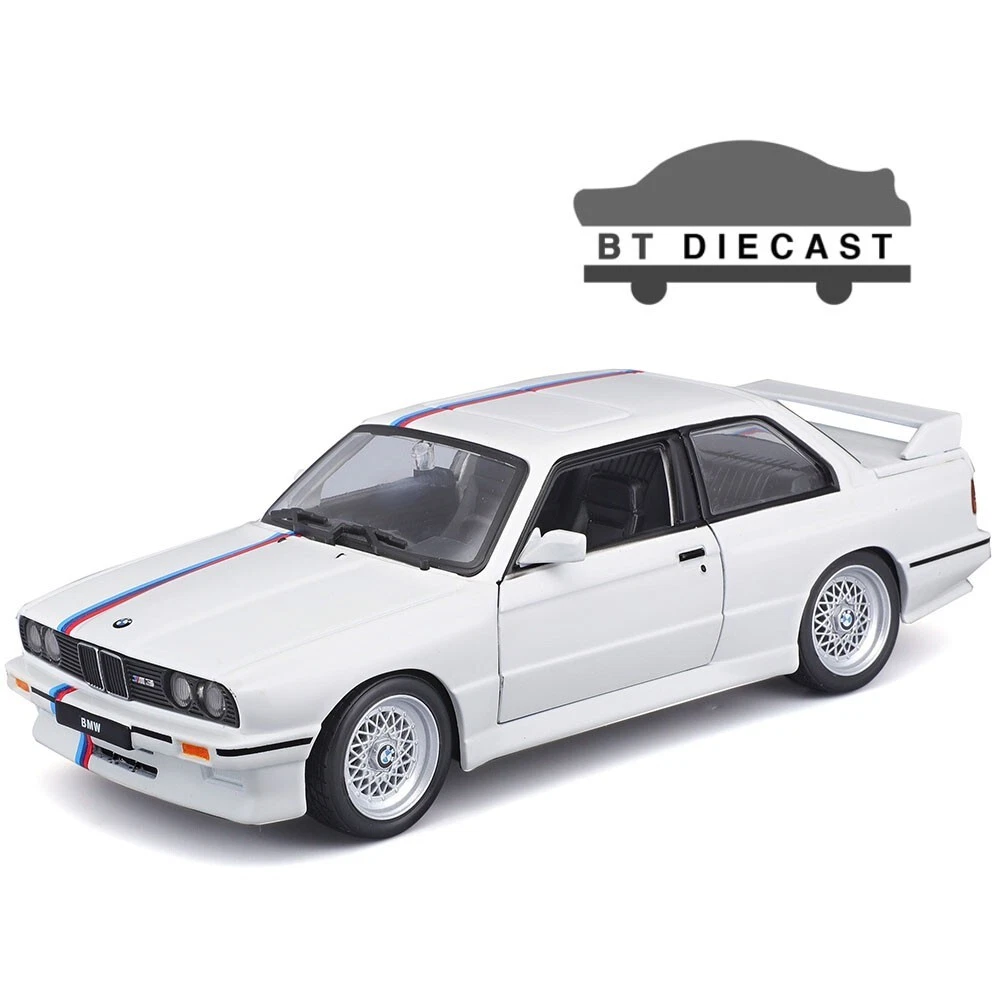 BMW M3 (E30) Année de construction 1988 blanc 1:24 Bburago