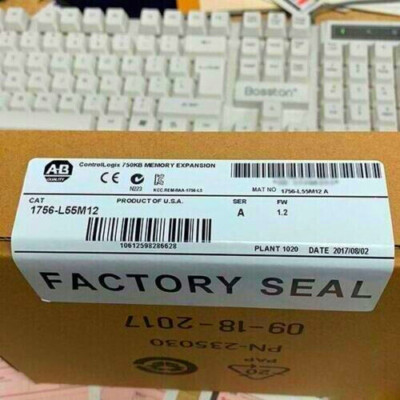 NEW IN BOX Allen Bradley 1756-L55M12 SER A ControlLogix Processor 750KB Memory