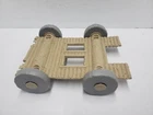 ORIGINAL Vintage Star Wars Ewok Battle Wagon Base Wheels Chassis Part 1985