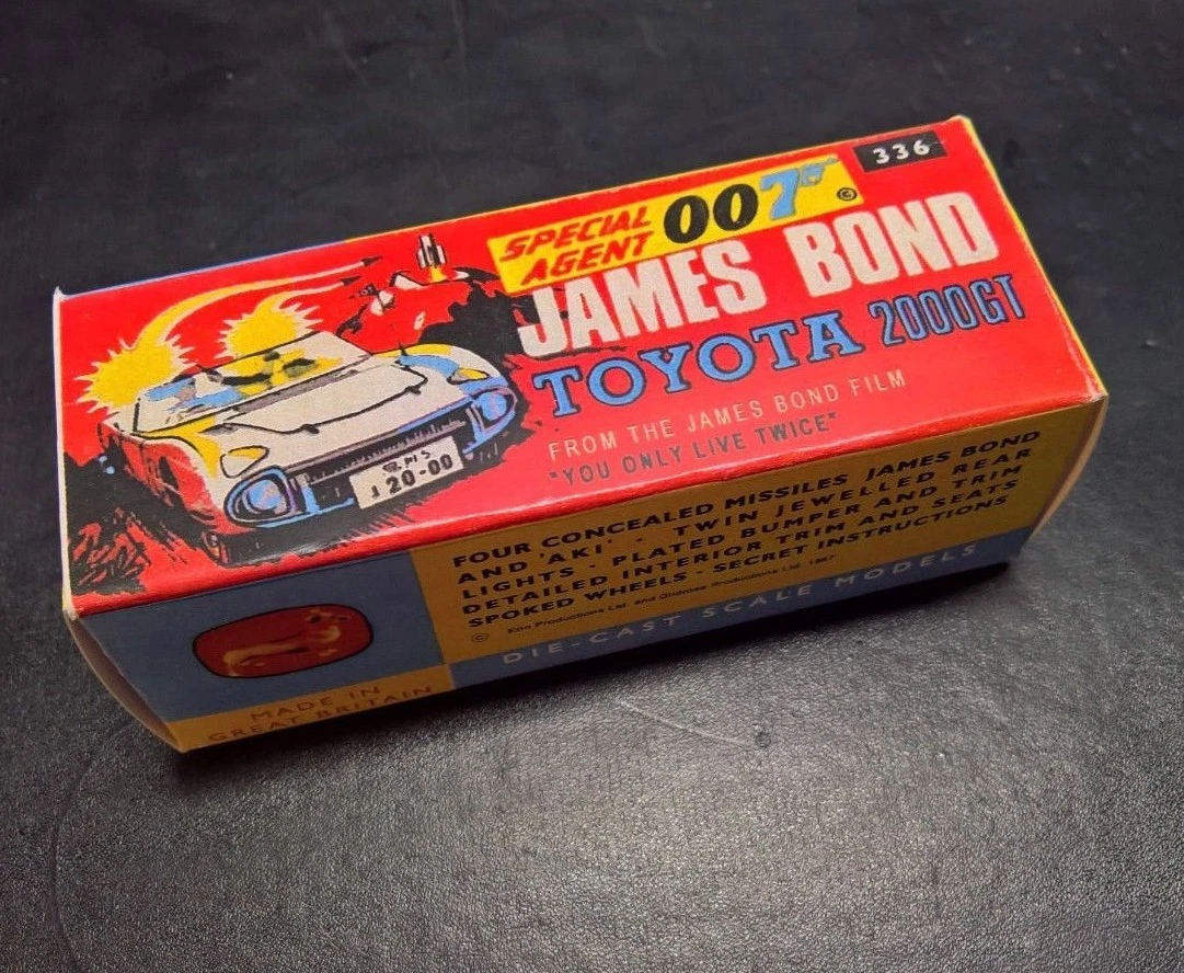 Corgi James Bond No 336 Toyota 2000 GT EMPTY Reproduction outer box only NO CAR