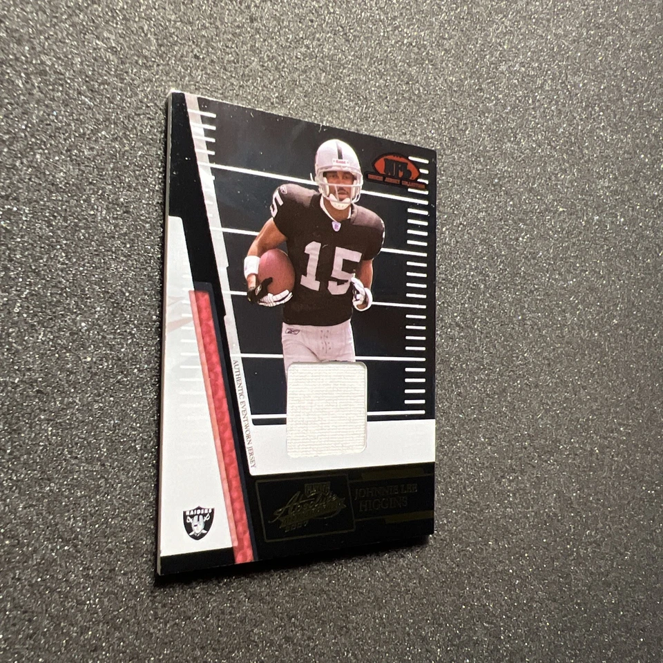 2007 Playoff Absolute JOHNNIE LEE HIGHINS #RJC-33 Rookie JERSEY - NFL RAIDERS - Image 2 of 4