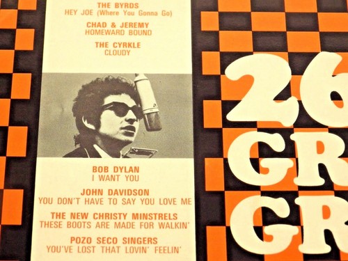Various - 26 Groovy Greats by 26 Great Stars -1966 Limited Ed - Volume 1 & 2 NM