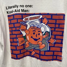 Kool-Aid Man Graphic Tshirt Medium Kraft Foods 2020