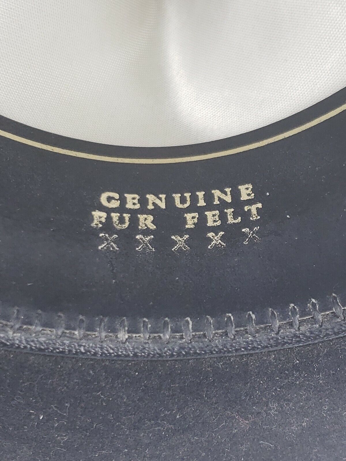 Beaver Hat Company 5X Genuine Fur Felt Cowboy Hat… - image 12