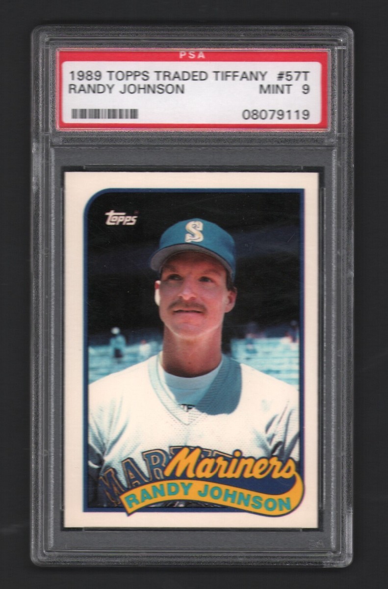 Randy Johnson Mariners 1989 Topps Traded Tiffany #57T Rookie Card