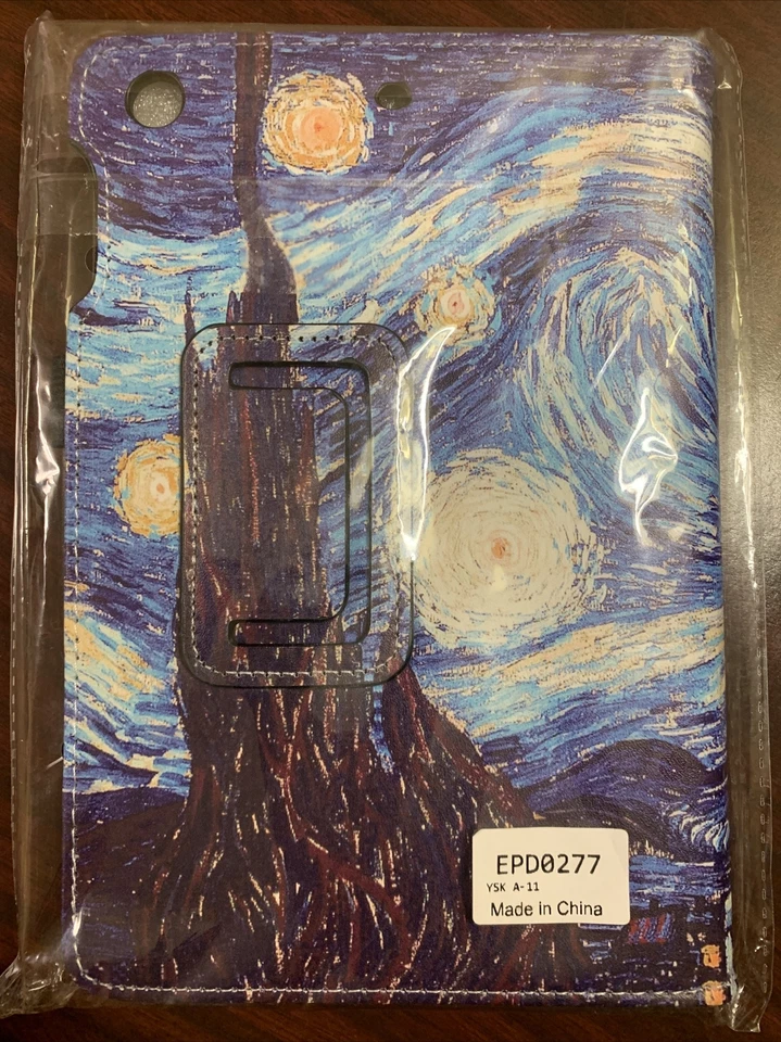 Fintie Van Gogh Starry Night iPad Mini protective carrying case, new in package - Image 2 of 2