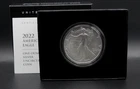2022-W American Eagle 1 Oz Silver Uncirculated Coin Box COA
