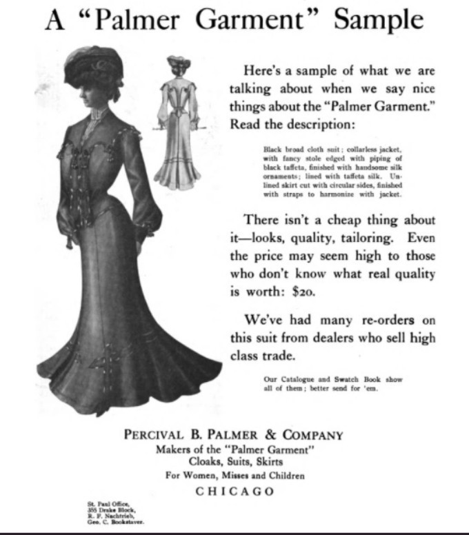 Vintage Edwardian Early 1900s Percival E. Palmer Brown Velvet Jacket Silk Lining