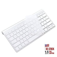 Ultra Thin Silicone Keyboard Protector Cover Skin for Apple Transparent