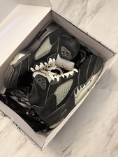 Size 9.5 - Air Jordan 5 Retro OG Black Metallic Reimagined - Preowned