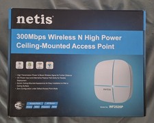 Netis WF2520P Point d'Accès WiFi N 300 Mbps PoE Plafonnier Complet en Boîte