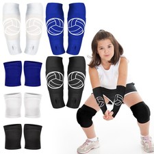 Volleyball Arm Sleeves and Knee Pads Set Kids Forearm Sleeve 5-8 Years 3 SET