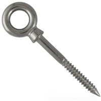 1 Stk Augbolzen Holzgewinde 8 X 80 Mm Edelstahl A4 ÖSenschraube Ringschraube ÖSe