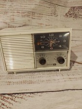 Vintage Philco Ford Alarm Clock Radio (With C...