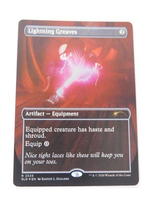 Lightning Greaves Foil 2526 Secret Lair Drop MagicCon Magic the Gathering