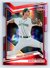 Drew Thorpe 2022 Panini Elite Extra Edition Prime Numbers B Die Cut SN #/126 #61