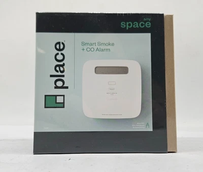 Any Space-Smart Smoke and Carbon Monoxide Detector and Alarm-Hardwired w/Battery